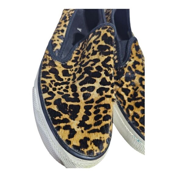 SPERRY "Seaside"‎ Leopard Slip On Sneaker - Size 9 1/2 - Picture 6 of 9